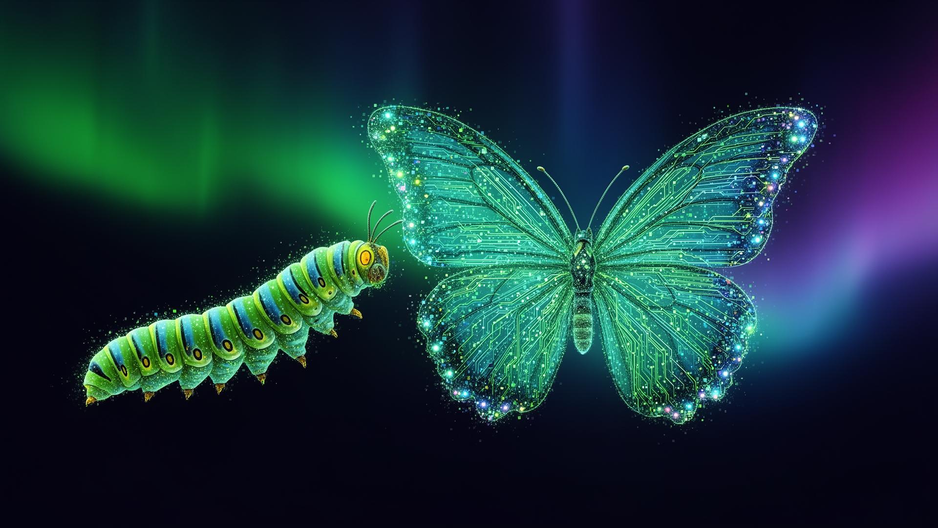 Metamorfose digital — de lagarta a borboleta